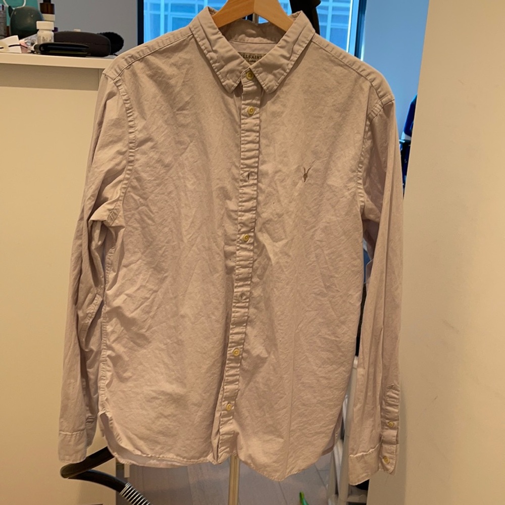Allsaint long sleeved Shirt size large